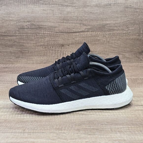 Adidas Pureboost Go Men's Size 11.5 Black Gray Running Sneakers (AH2319) READ - Picture 3 of 9